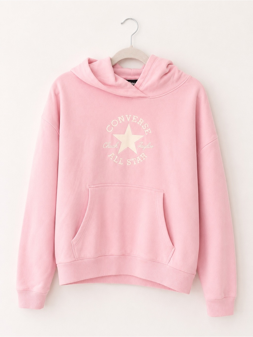 Converse Chuck Taylor All Star Pink Fleece Hoodie | Girls XXL (18/20) | NWT